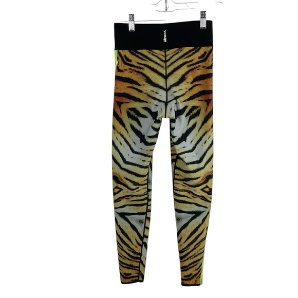 Ultracor Animal Print Leggings with Neon Side Stripes - Picture 2 of 3